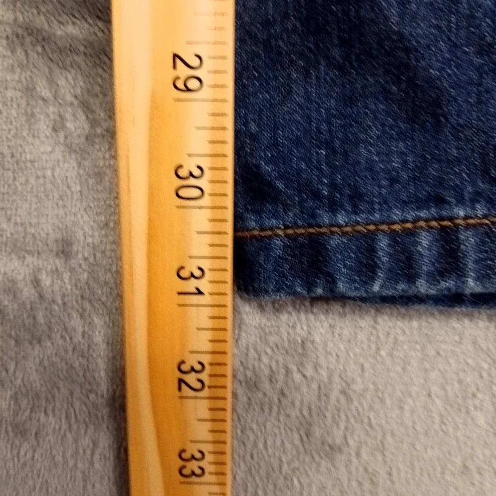 Lands End Jeans Mens 40 Blue Traditional Fit Classic Denim Straight Leg‎ Pants